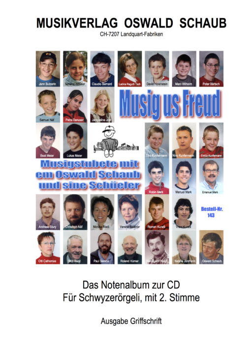 Abbildung Noten Musig us freud 2. Stimme